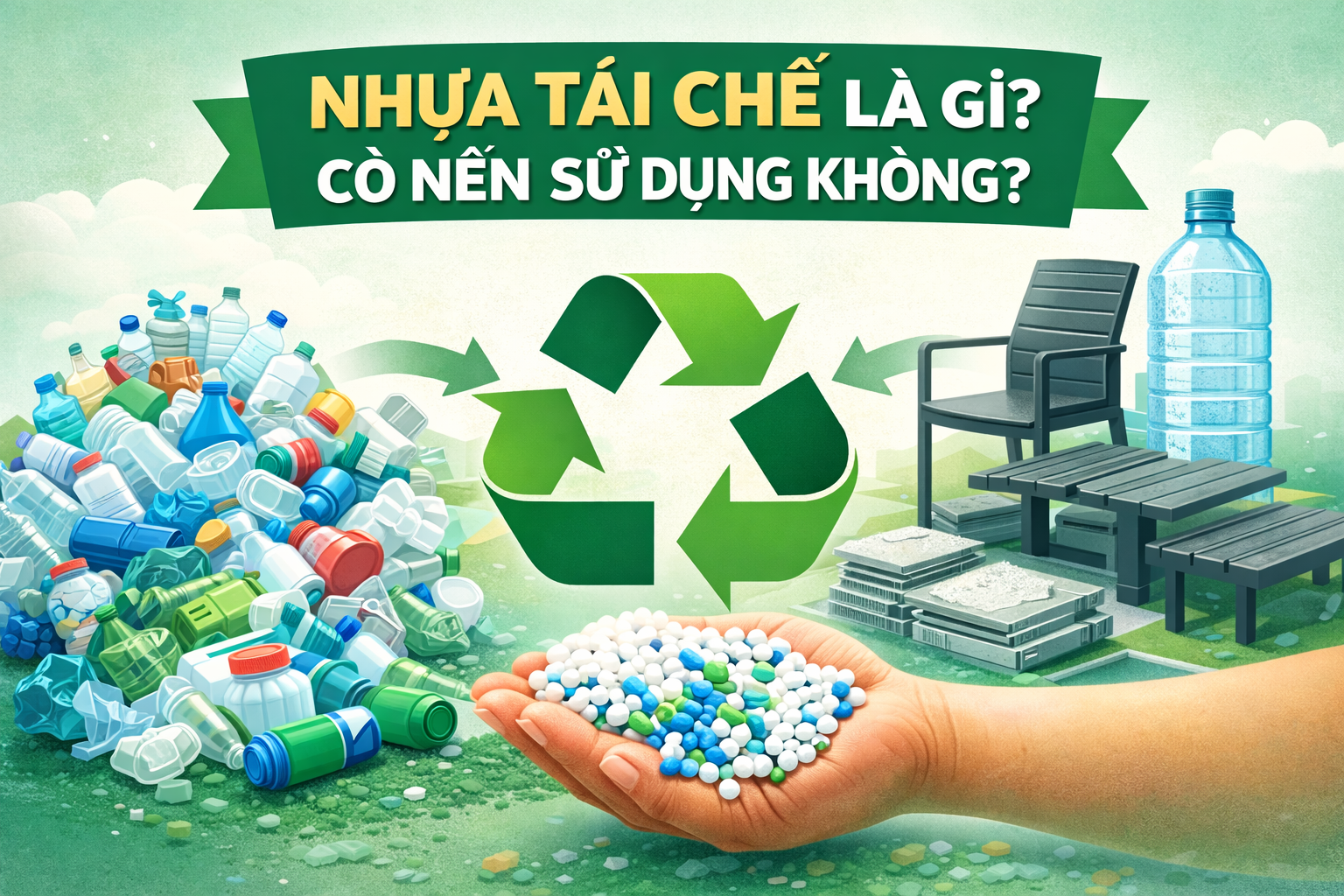 Phong Vy | Nhựa tái chế là gì? Có nên sử dụng không?