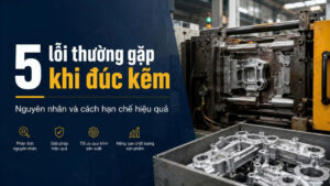 Lỗi thường gặp khi đúc kẽm