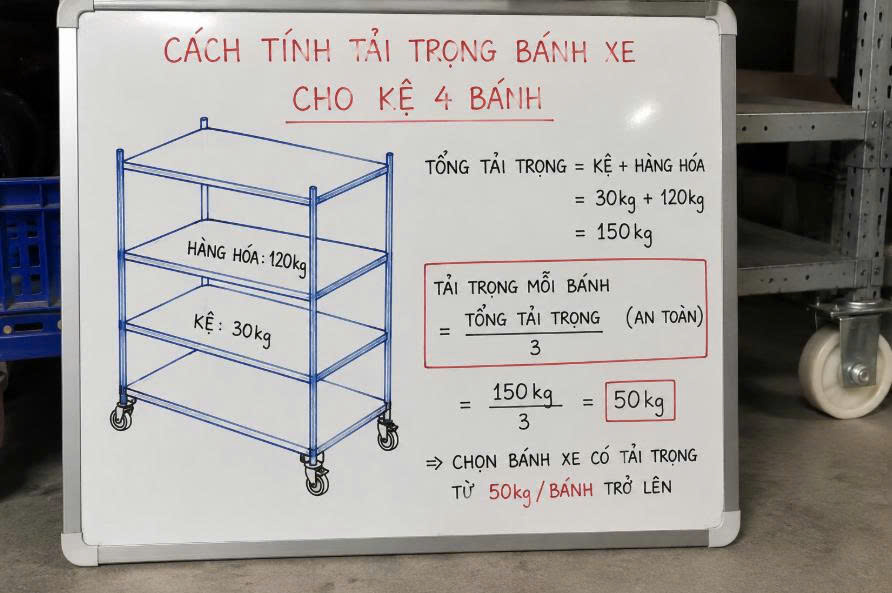 Phong Vy | Bánh xe nhựa cho tủ, kệ: Cách chọn đúng theo tải trọng Phong Vy | Bánh xe nhựa cho tủ, kệ: Cách chọn đúng theo tải trọng